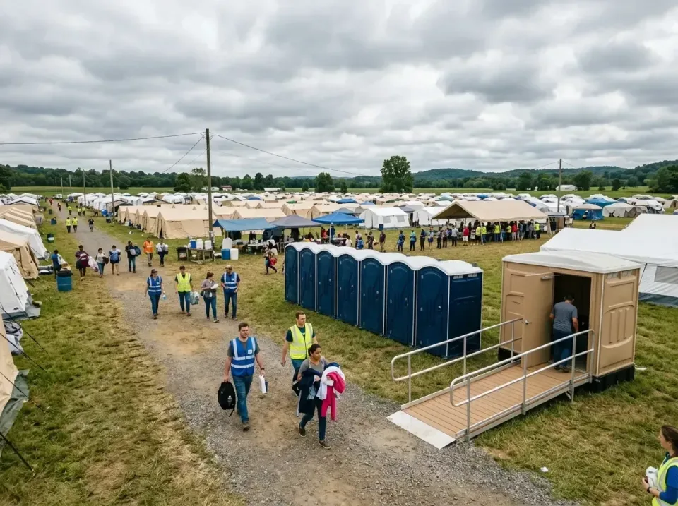 disaster-relief-camp-restrooms-010 — frequently asked questions, Dumpster & Portable Bathrooms Rental in Hanover, IN